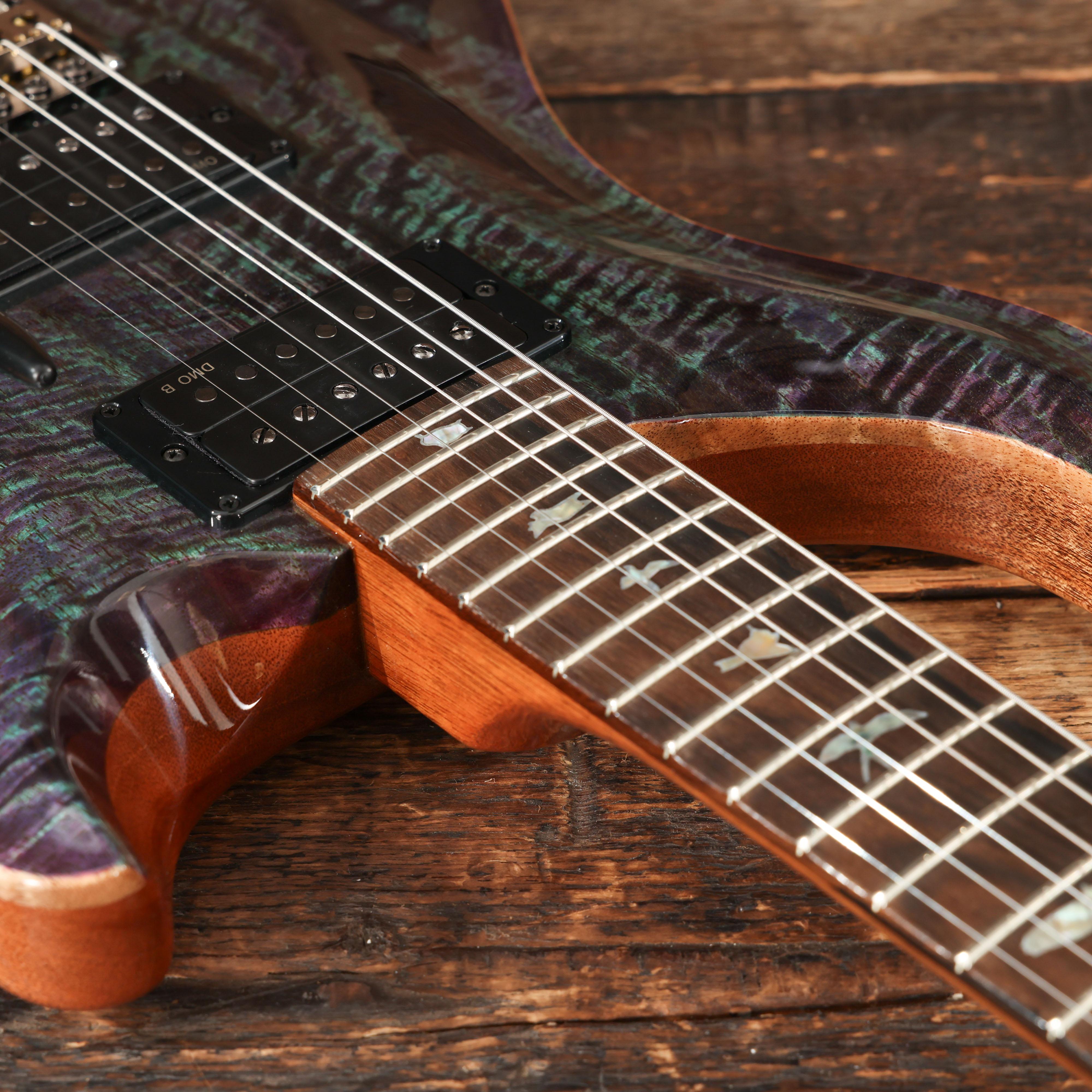 PRS Limited Edition Custom 24 Mango Top Electric Guitar in Violet